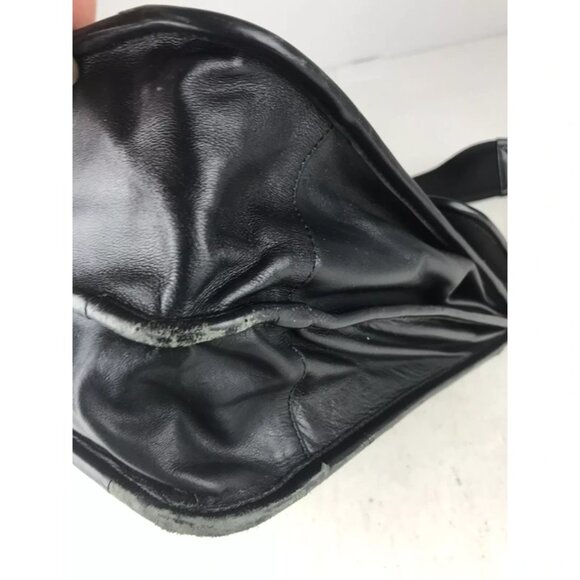 Wilsons Leather Unisex Black Leather Top Handle Briefcase Document Case Bag - Picture 11 of 12